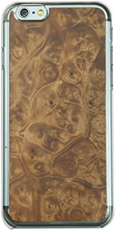 Slickmade Ultra Slim iPhone 6 Case All Clear Transparent Lucid Colorful Apple iPhone 6 Case (4.7-inch) Scratch Resistant Clear Cover PC Bumper for iPhone 6 (Coffee Burl)