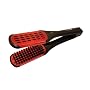 CHI Air Pro Expert Hairstyling Tourmaline Ceramic Straightening Brush, Red/black