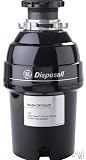 GE GFC1020T 1 HP Continuous Feed Waste Disposer with 2,800 RPM Speed, 2 Level Precutter, Jam Resistant, Wall Switch and Sink Stopper