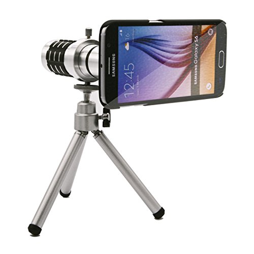 Runflory(tm) s6 12x zoom telescope camera lens + mini t…
