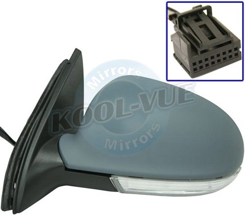 Kool Vue VW28EL VW JETTA 05-09 MIRROR LH,No Heat