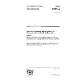 ISO 5725-4:1994, Accuracy (trueness and precision) of measurement methods and results - Part 4: Basic methods for the determination of the trueness of a standard measurement method