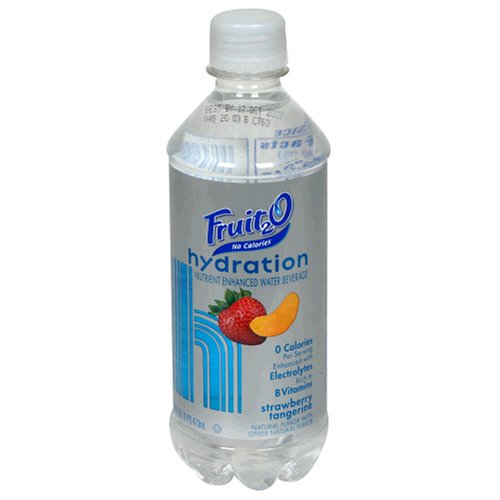Fruit2O Vitamin-Enhanced Strawberry-Tangerine Flavored Water, Hydration, 16-Ounce Bottles (Pack of 12)