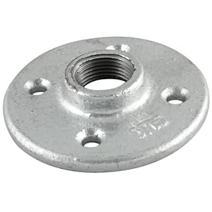 LDR 311 F-114 Galvanized Floor Flange, 1-1/4-Inch LDR 311 F-114 Galvanized Floor Flange, 1-1/4-Inch
