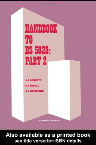 Handbook to BS 5628: Part 2 On Sale
