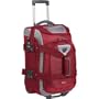 High Sierra Sports Company AT456 - Adventure Travel - Carry-On Drop Bottom Wheeled Duffel - Cardinal Red-Tungsten-Black