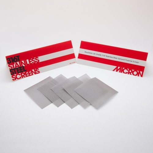 (5PACK) 3X3 105 Micron Stainless Steel Reusable BHO Extractor Screen - 316T Concentrate Filter