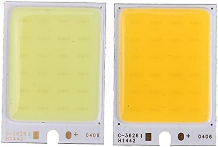 3W 24led COB LED Chip 220mA White/Warm White For DIY DC 12V (Color : White)