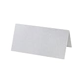 Jean M. Placecard Set - Platinum Shimmer