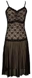 Flapper Floral Lace Babydoll Slip Dress Prom JR Plus Size