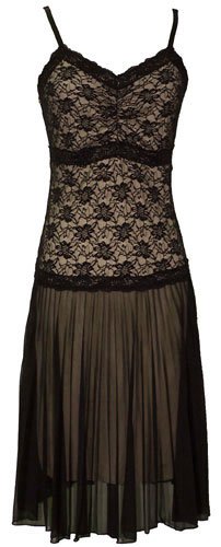 Flapper Floral Lace Babydoll Slip Dress Prom JR Plus Size