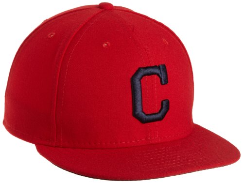 MLB Cleveland Indians Authentic On Field Alternate 59Fifty Fitted Cap, Scarlet, 7.25