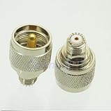 RF coaxial coax adapter UHF male PL259 PL-259 to mini UHF female