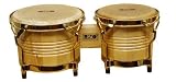 EXO BG55 Natural Finish Professional Wood Bongo Drum
