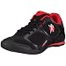 Kempa Stride 200841701, Unisex - Erwachsene Sportschuhe - Handball, schwarz, (black/black/red), EU 42.5, (UK 8.5)