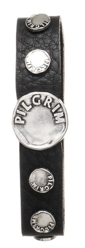 Pilgrim Herren-Armband Luck Versilbert, Schwarz 19 cm 882-112 Preisvergleich