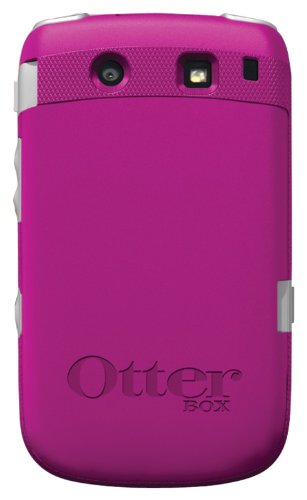 OtterBox Commuter Series Hybrid Case for BlackBerry 9800 Torch - 1 Pack - Retail Packaging - Pink/White
