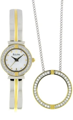 Bulova Womens 98X000 Swarovski Boxed Set