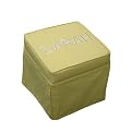 Kids Personalized Storage Ottoman- Butterfly Yellow