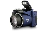 Produkt-Bild: Praktica luxmedia 16-Z21S Digitalkamera (16 Megapixels, 21-fach opt. Zoom, 7,6 cm (3 Zoll) Display, bildstabilisiert) blau