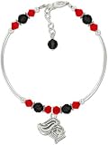 Rutgers Scarlet Knights Crystal Tube Bracelet