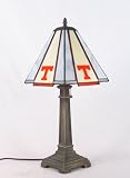 Tennessee Volunteers Stained Glass Lamp with Logo Panels