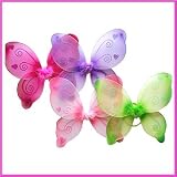 4 Sparkling Heart Wings