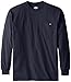Dickies Men's Long Sleeve Heavyweight Crew Neck, Dark Navy, Medium