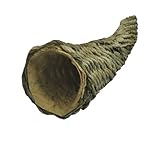 Dollhouse Miniature Lined Cornucopia Basket