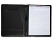 Black Split-Grain Leather Standard Padfolio