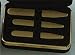 Brass Collar Stays - Three Sets