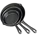 Cajun Cookware Skillets 3-piece Seasoned Cast Iron Skillet Set - Gl10497s