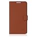 Samsung Galaxy S4 Case, CaseCrown Wallet Case (Brown)