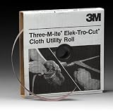 3M(TM) Cloth Utility Roll 211K, 1 in x 50 yd 220 J weight [PRICE is per ROLL]