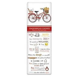 Gingerbread Cookies Recipe Towel- Red Bike
