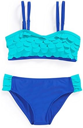 Limeapple Girl's Scallop Bikini Set