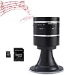 360&deg; Vibration Resonance speaker with stand/Built-in battery/Micro SD Card Slot for MP3 PC Phones iPhone iPad iPod (8 GB Micro SD Card Included)