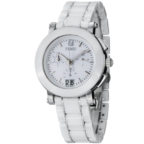Fendi Women's F662140 Ceramic Stainless Steel and Ceramic Bracelet Watch