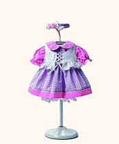 RETIRED RARE Check Dress/White Lace-Up Vest2007 Adora 20" doll outfit