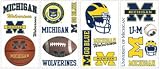 UNIVERSITY OF MICHIGAN APPLIQUES PEEL AND STICK