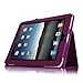 Fintie Folio Case for Original iPad 1st Generation - Slim Fit Vegan Leather Stand Cover with Stylus Holder for iPad 1st Generation 2010, Purple