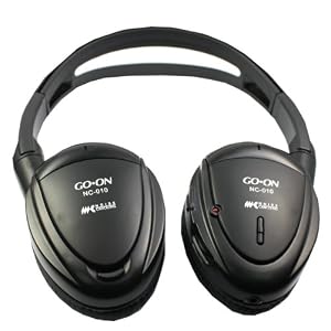 Flat Acoustic Noise Noise Canceling On-ear Headphones with Gift Case and Dual Plug Adaptor