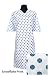 Deluxe Cut Medical Gowns - Snowflakes Print