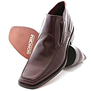 NOHARM Dark Brown Slip-on Vegan Ankle Boots
