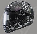 Scorpion EXO-400 Graphic Motorcycle Helmet - Spring Chamellion Black