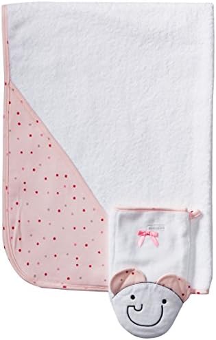 ABSORBA Baby-Girls Newborn G Baby Elephant Towel