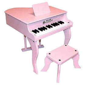 Schoenhut Fancy Baby Grand Piano - Pink by Schoenhut