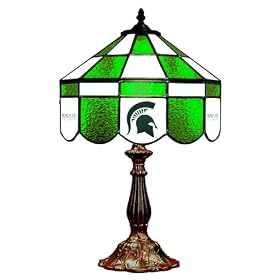 Stained Glass Table Lamp 22 Michigan State University Spartans