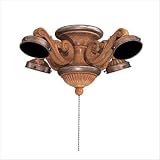 French Curl Four Bulb Universal Ceiling Fan Light Kit in Tuscan Patina 411rHEmCvAL. SL160 French Curl Four Bulb Universal Ceiling Fan Light Kit in Tuscan Patina