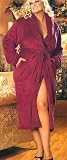 Plus Size Burgandy Soft & Fluffy Bath Robe